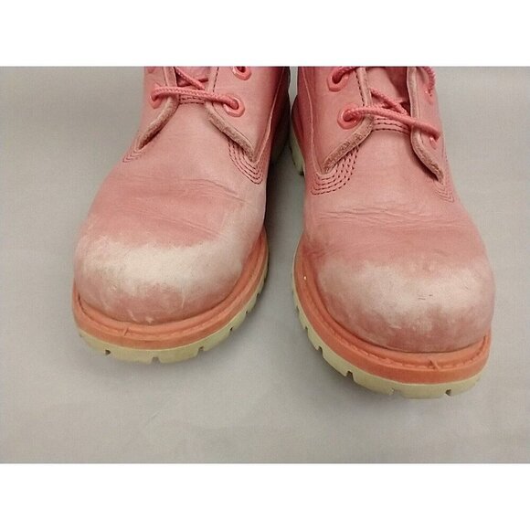 Pink Lace-Up Ankle Boots - Picture 9 of 16